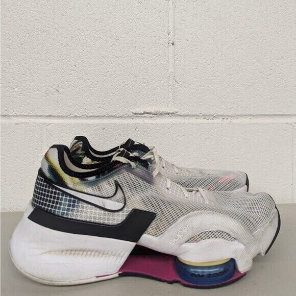 Nike sz 6 dc9115-109 SuperRep 3 white sneakers shoes white photo blue shoe - Picture 4 of 9